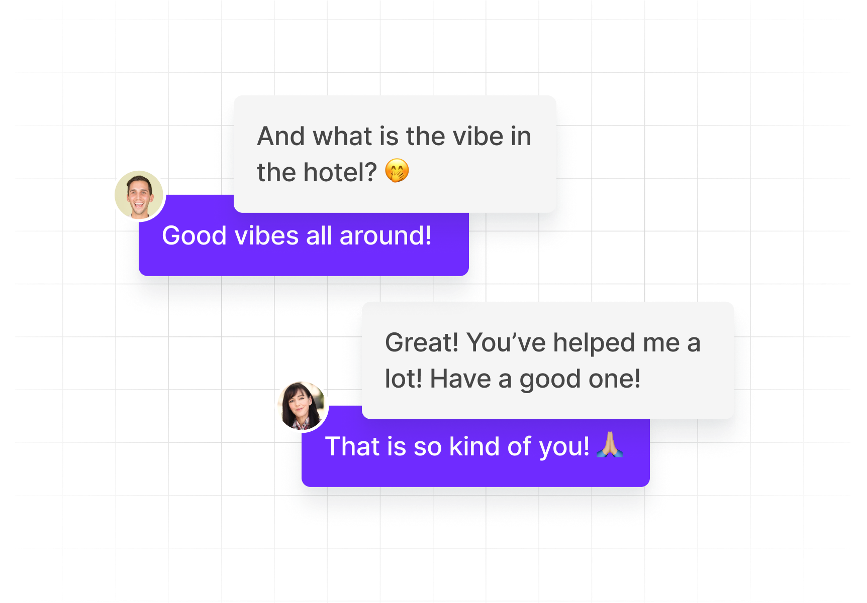 Human-like interactions that feel natural and authentic